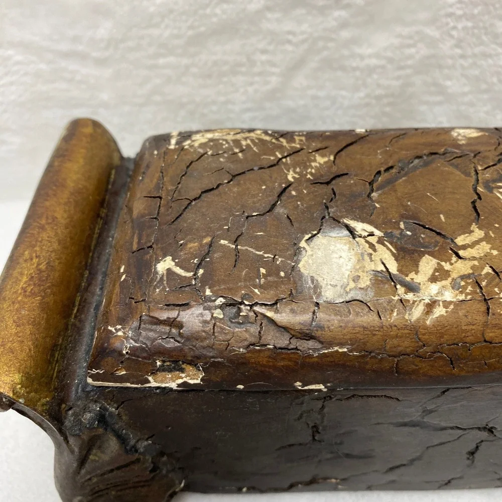 Sterling Industries Philippines Decorative Trinket Box Brown Crackle Finish